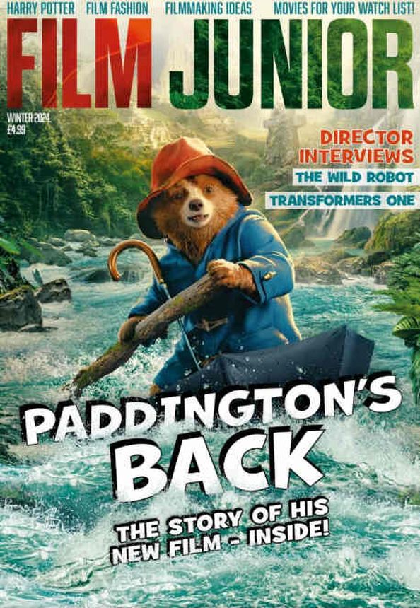 FILM STORIES JUNIOR magazine side cover Issue 19 Winter 2024