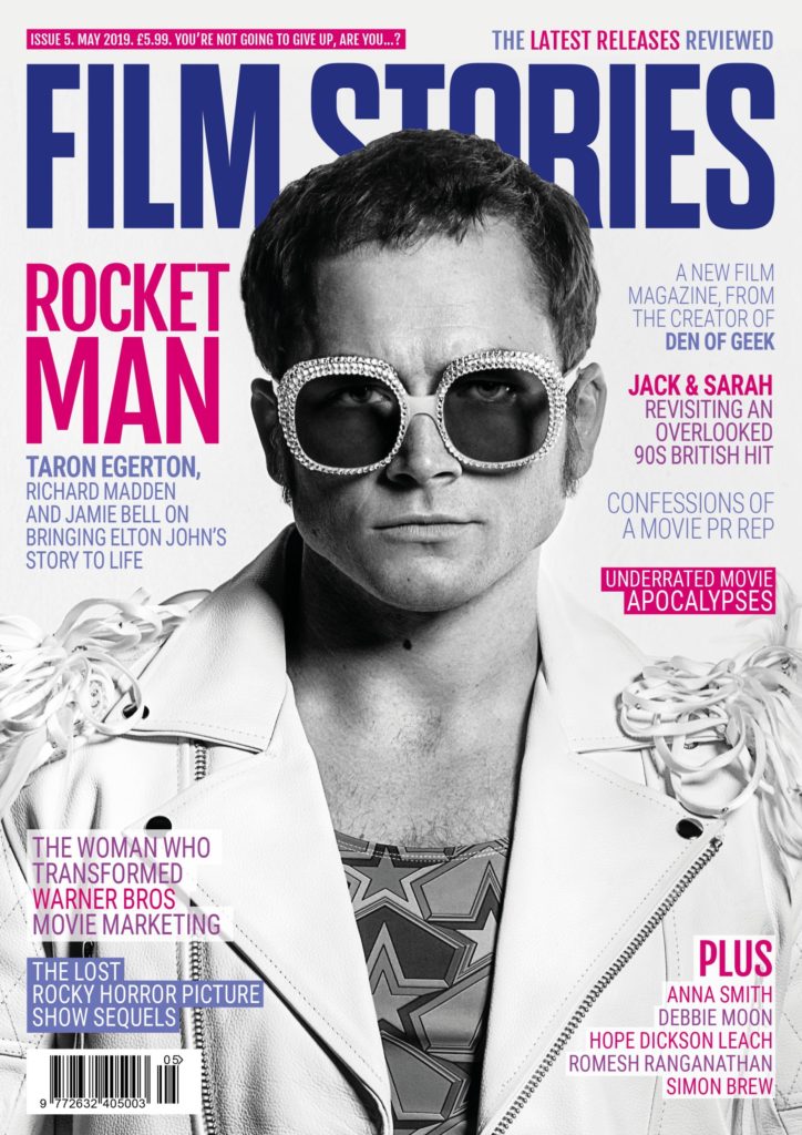 FILM STORIES (UK) magazine side cover Issue 5  May 2019