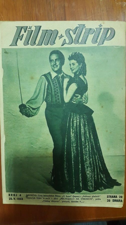 FILM STRIP magazine side cover Issue 4 20 May 1953