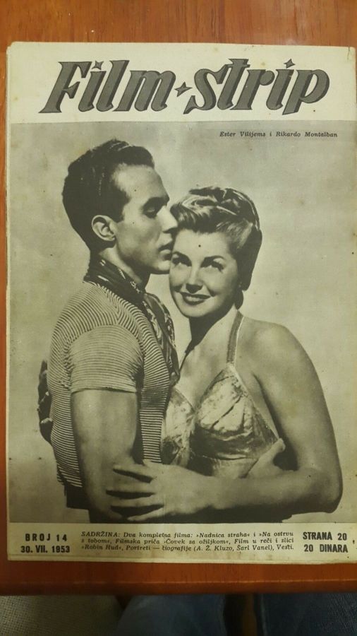 FILM STRIP magazine side cover Issue 14 30 July 1953
