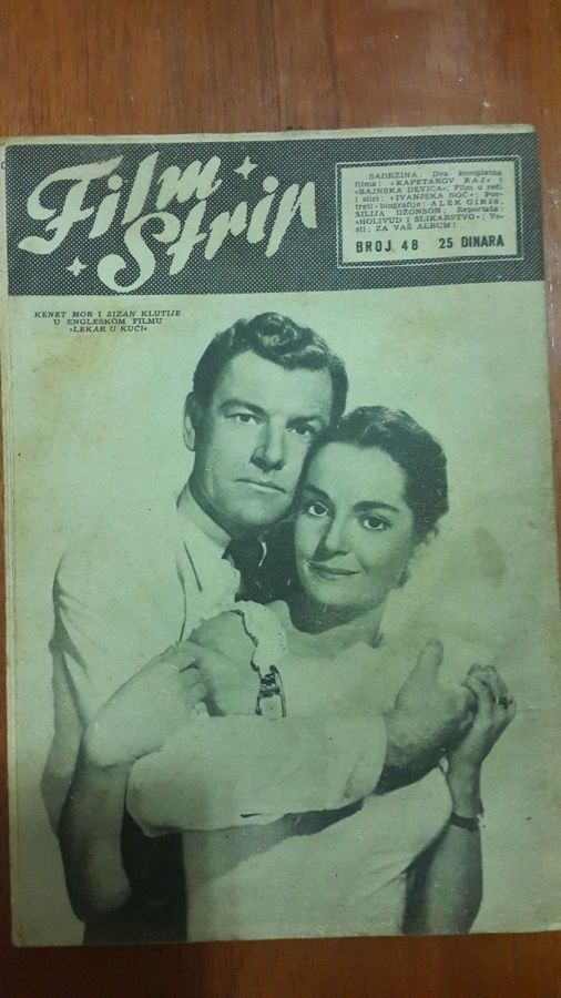 FILM STRIP magazine side cover Issue 48   1954