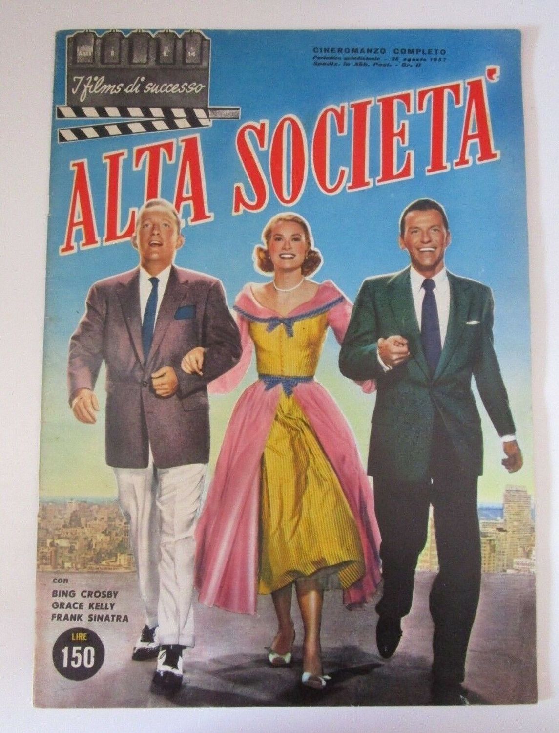 I FILMS DI SUCCESSO magazine side cover Issue 14 25 August 1957