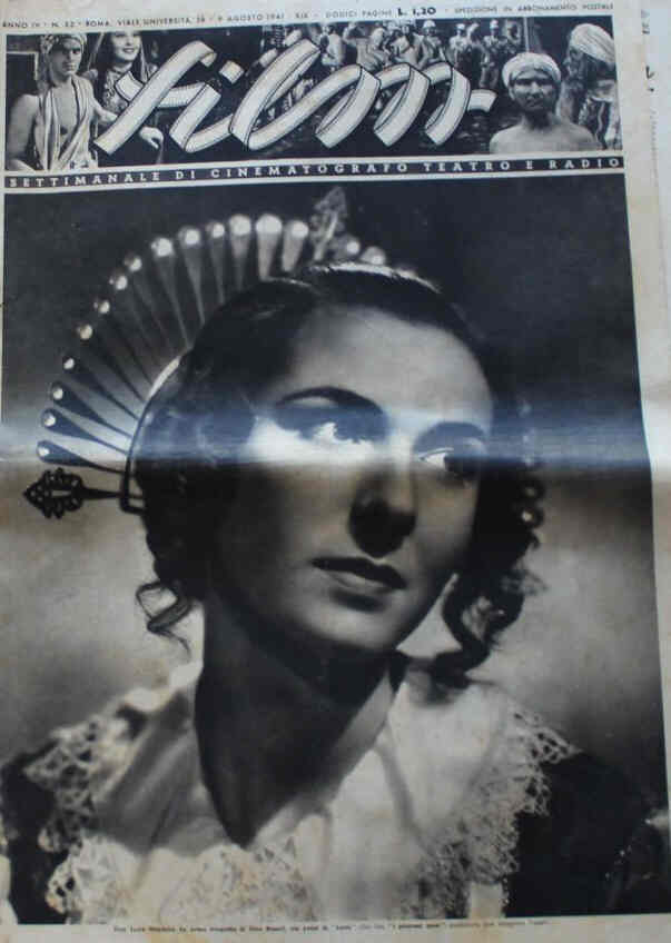 FILM (1938-50) magazine side cover Issue 32 9 August 1941
