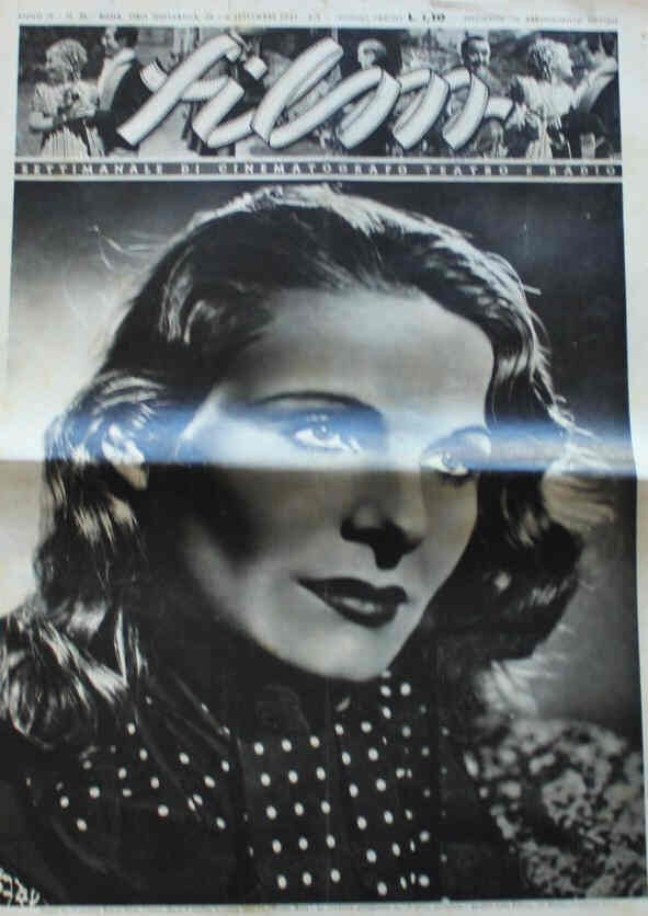 FILM (1938-50) magazine side cover Issue 36 6 September 1941