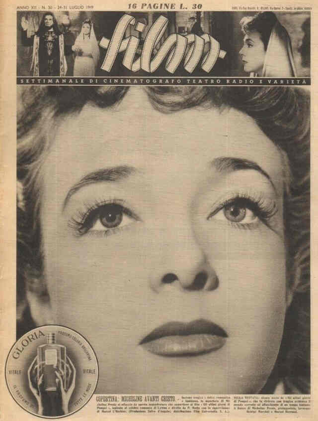 FILM (1938-50) magazine side cover Issue 30 24 July 1949