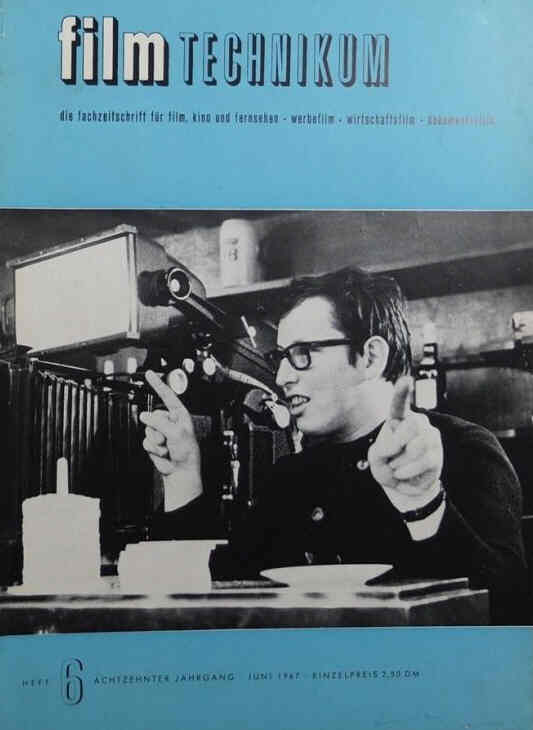 FILM TECHNIKUM magazine side cover  June 1967