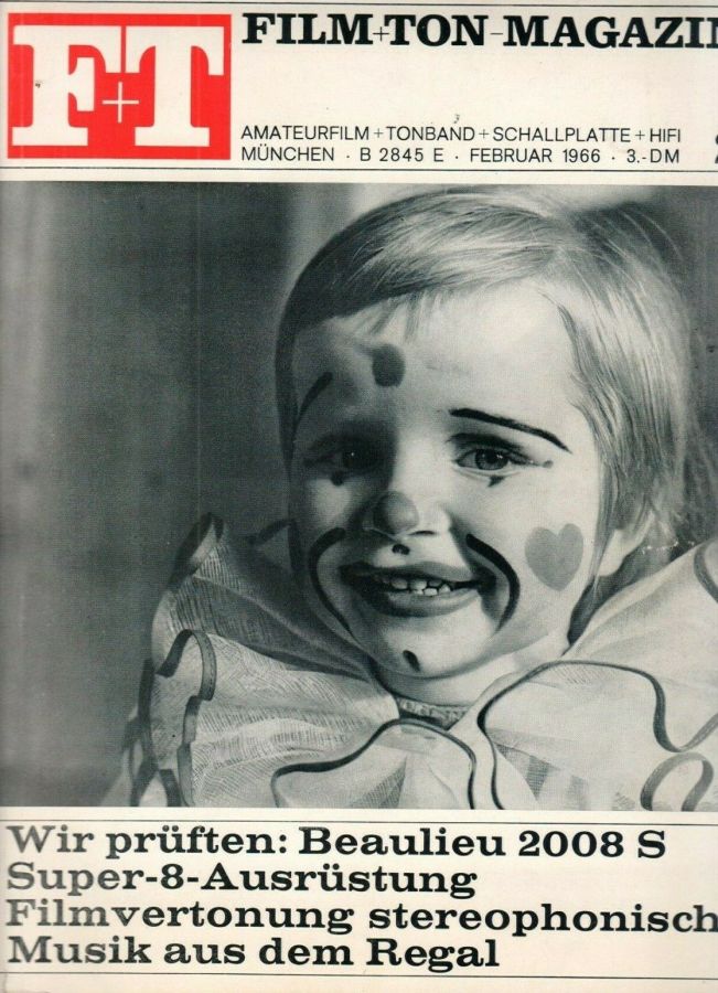 FILM UND TON-MAGAZIN magazine side cover  February 1966