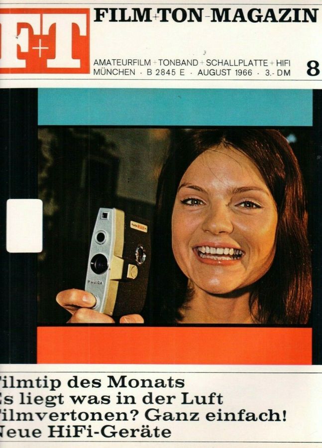 FILM UND TON-MAGAZIN magazine side cover  August 1966