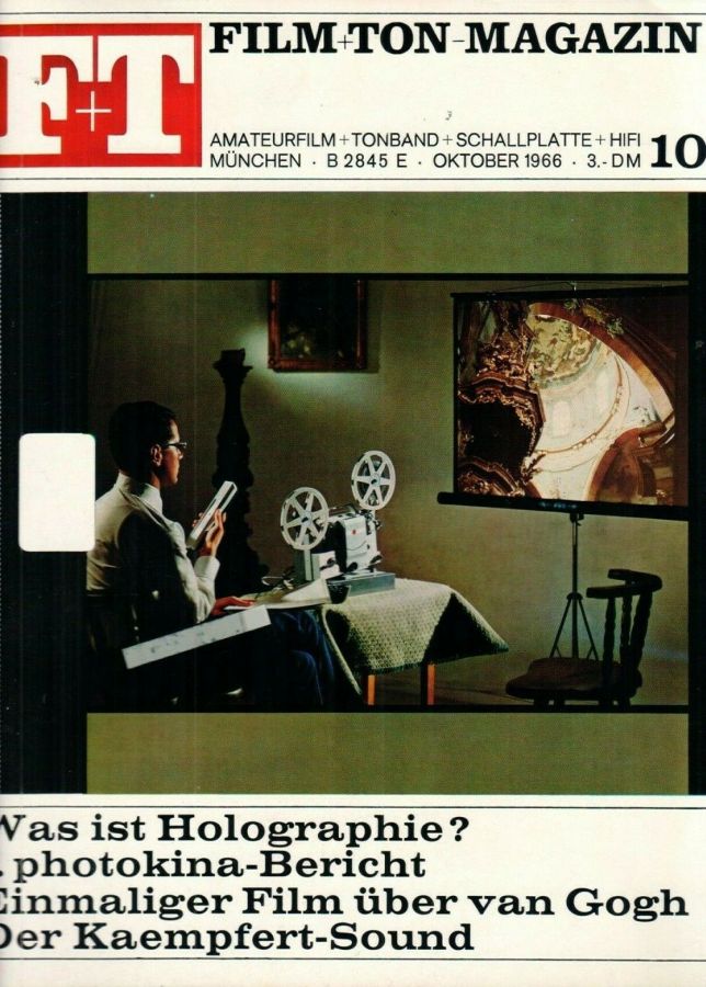 FILM UND TON-MAGAZIN magazine side cover  October 1966