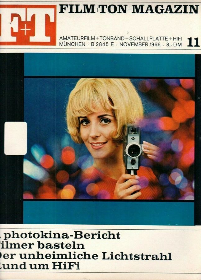 FILM UND TON-MAGAZIN magazine side cover  November 1966