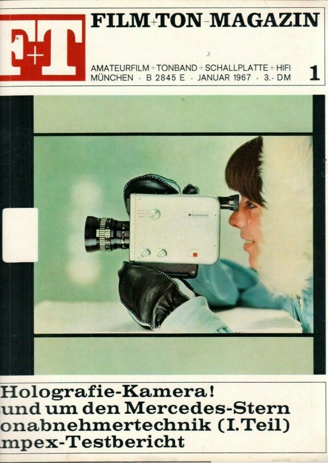 FILM UND TON-MAGAZIN magazine side cover  January 1967