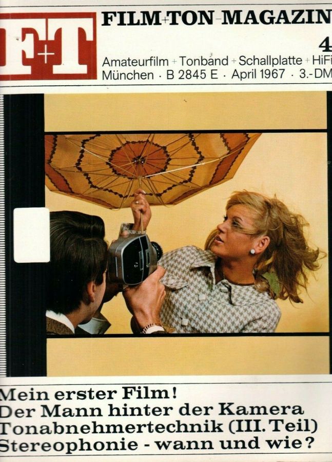 FILM UND TON-MAGAZIN magazine cover  April 1967