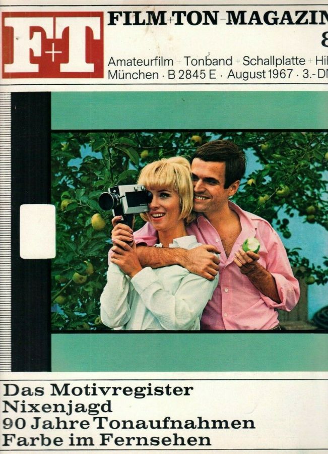 FILM UND TON-MAGAZIN magazine side cover  August 1967