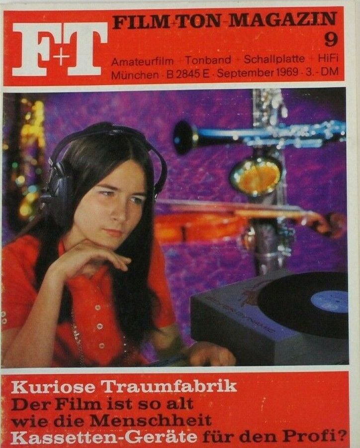 FILM UND TON-MAGAZIN magazine side cover  September 1969