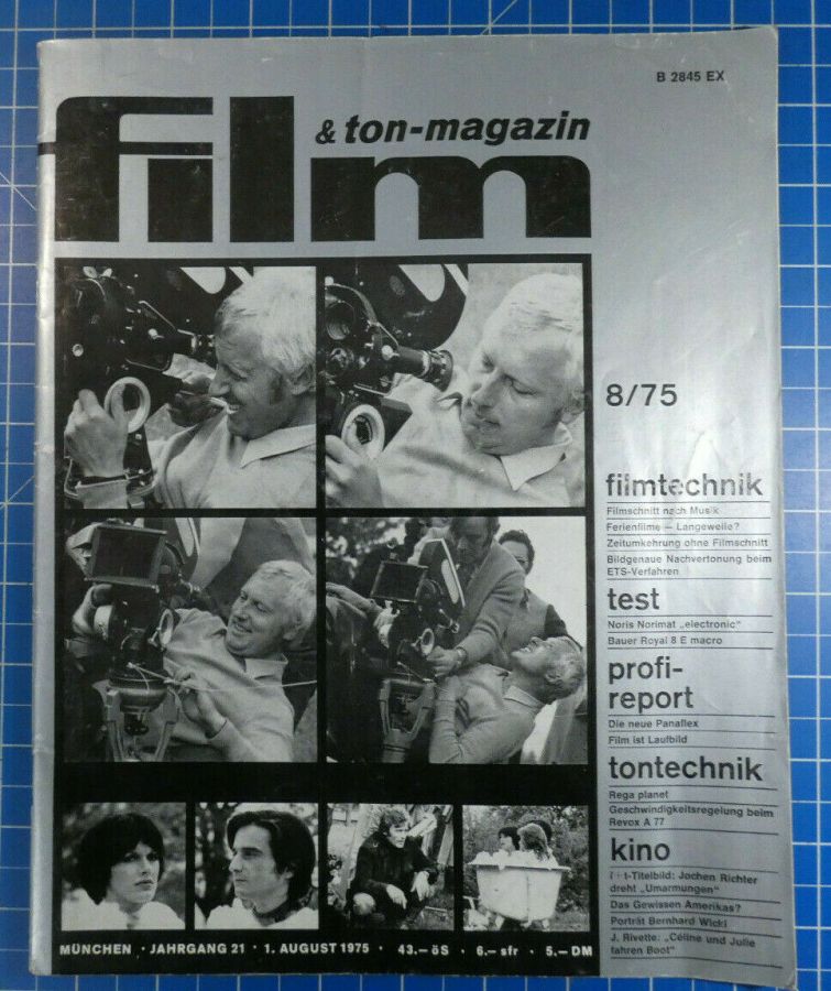 FILM UND TON-MAGAZIN magazine side cover  August 1975