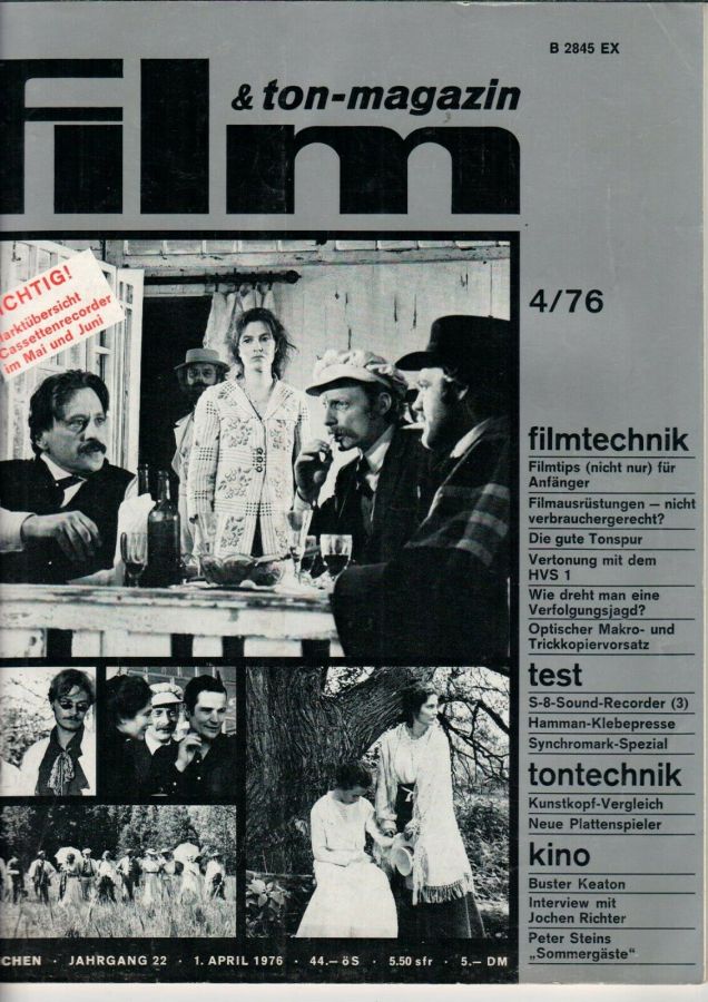 FILM UND TON-MAGAZIN magazine side cover  April 1976