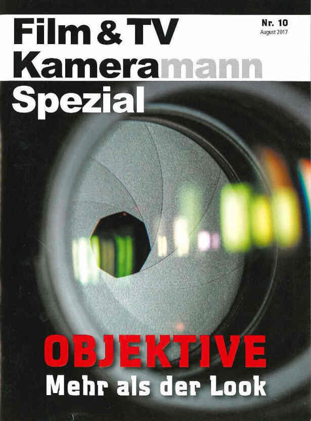 FILM TV KAMERAMANN magazine side cover  August 2017
