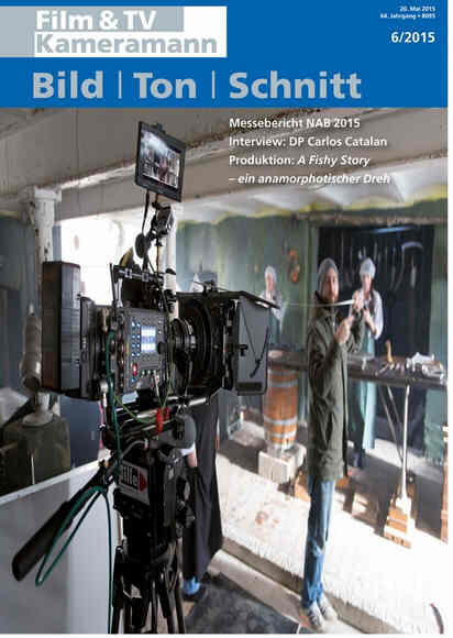 FILM TV KAMERAMANN magazine side cover Issue 6 June 2015