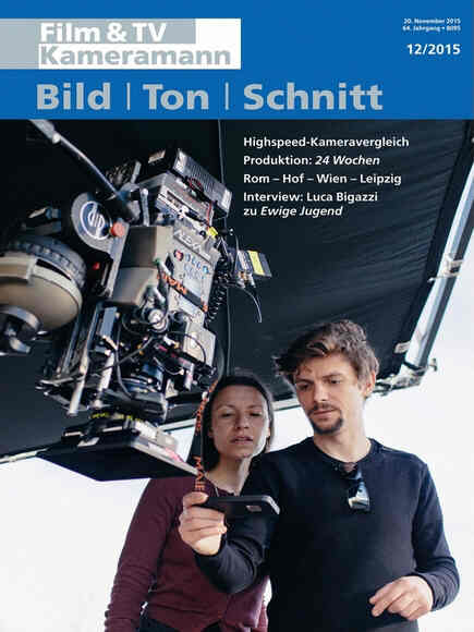 FILM TV KAMERAMANN magazine side cover Issue 12 December 2015