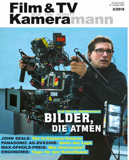 FILM TV KAMERAMANN magazine side cover Issue 3 March 2016