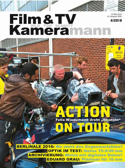 FILM TV KAMERAMANN magazine side cover Issue 4 April 2016