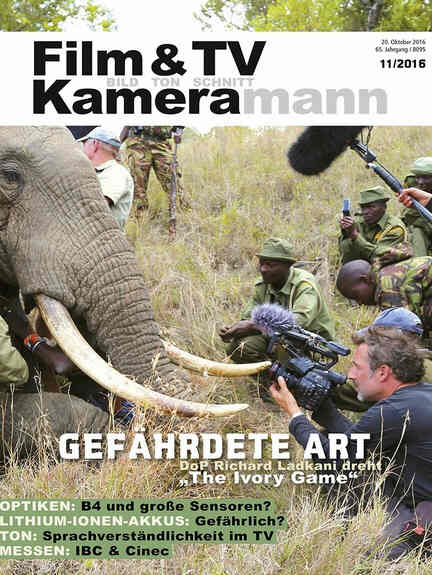 FILM TV KAMERAMANN magazine side cover Issue 11 November 2016