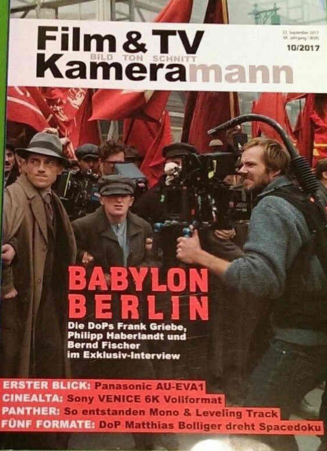 FILM TV KAMERAMANN magazine side cover  October 2017