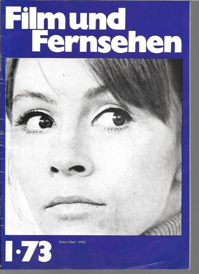 FILM UND FERNSEHEN magazine side cover Issue 1   1973