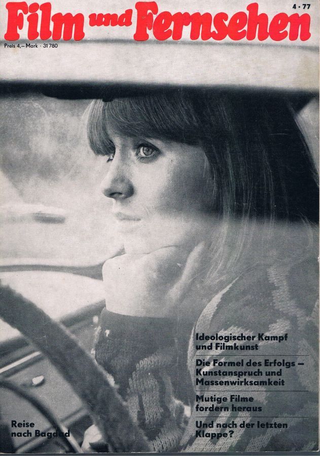 FILM UND FERNSEHEN magazine side cover Issue 4   1977
