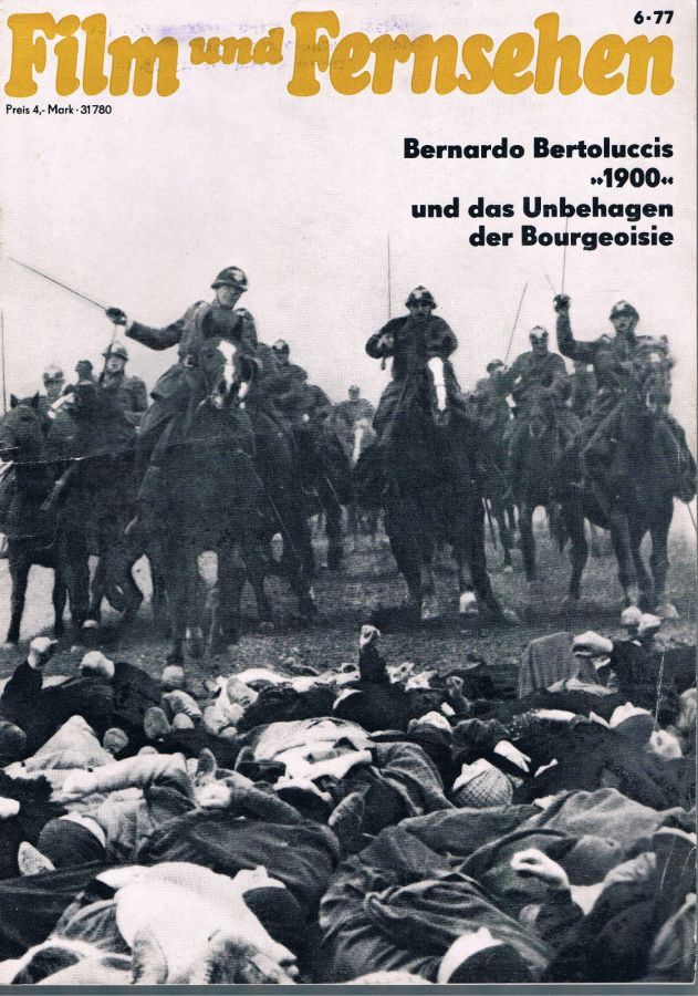 FILM UND FERNSEHEN magazine side cover Issue 6   1977