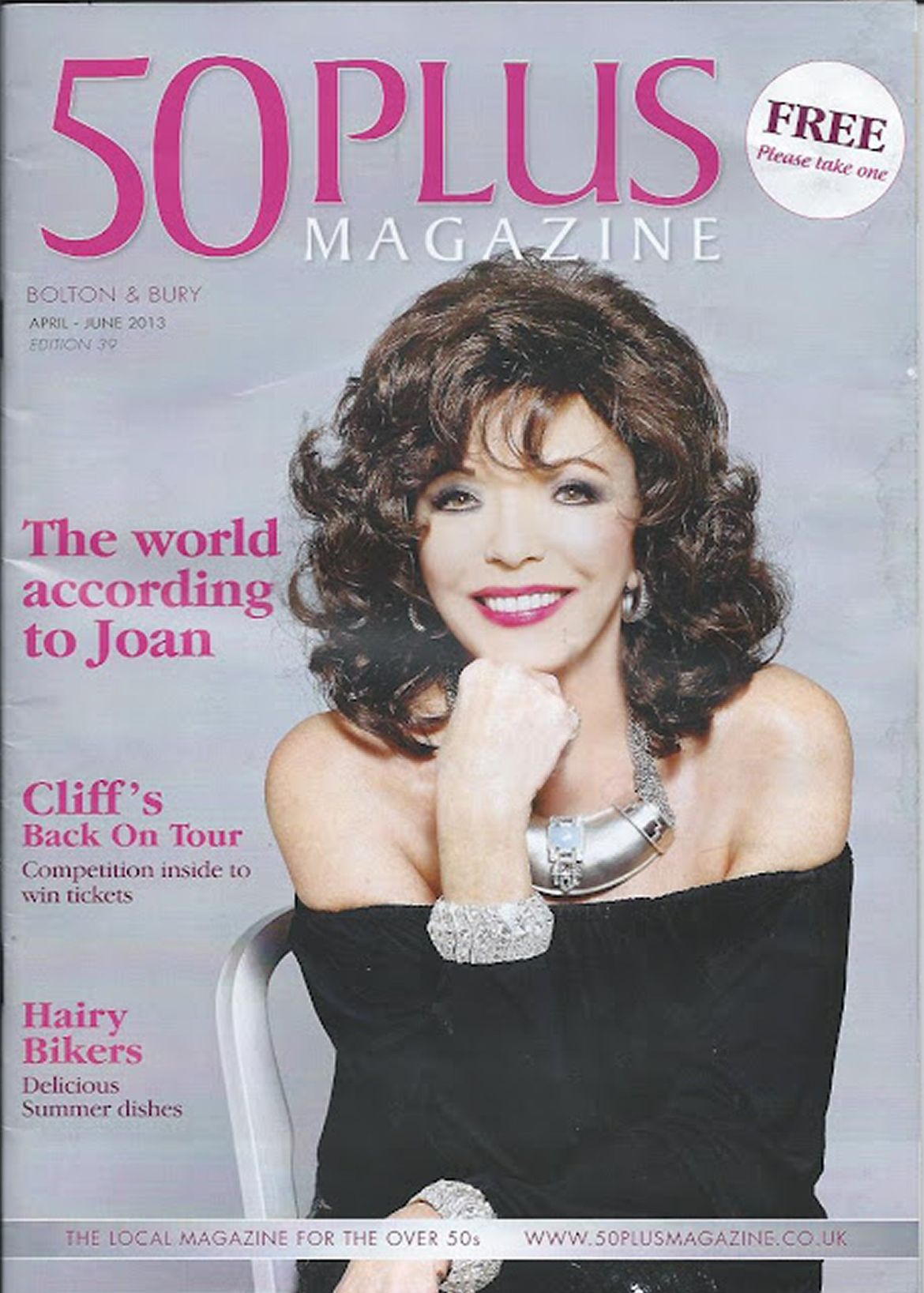 50 PLUS UK magazine side cover Issue 30  April/June 2013