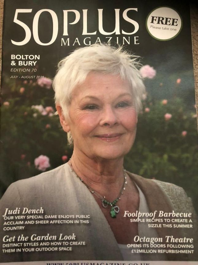 50 PLUS UK magazine side cover Issue 70  July/August 2021