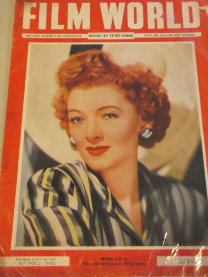 FILM WORLD magazine side cover Issue 4   1949