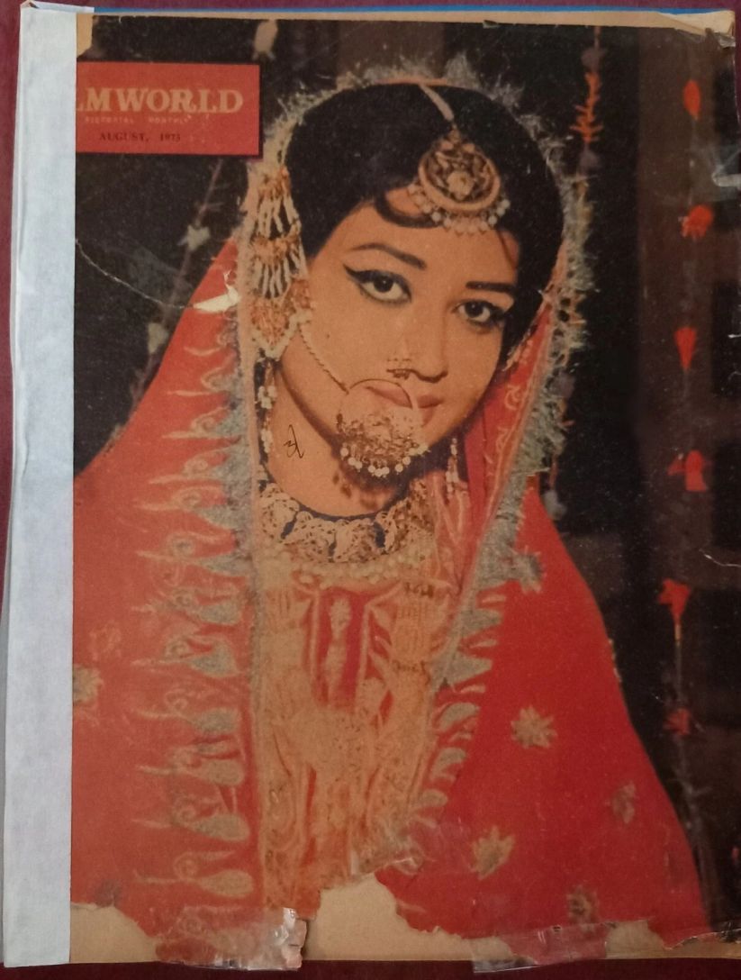 FILMWORLD PICTORIAL MONTHLY magazine side cover  August 1973