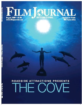 FILM JOURNAL INTERNATIONAL magazine side cover August 2009