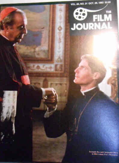 FILM JOURNAL INTERNATIONAL magazine side cover 29 October 1982