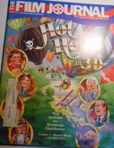 FILM JOURNAL INTERNATIONAL magazine side cover 15 April 1983