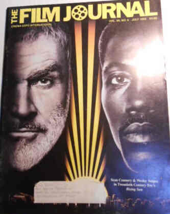 FILM JOURNAL INTERNATIONAL magazine side cover July 1993