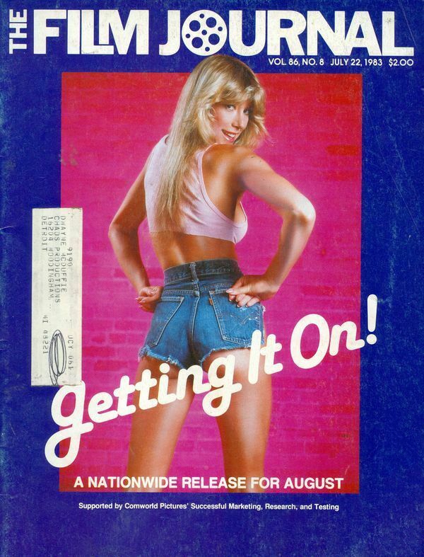 FILM JOURNAL INTERNATIONAL magazine side cover 22 July 1983