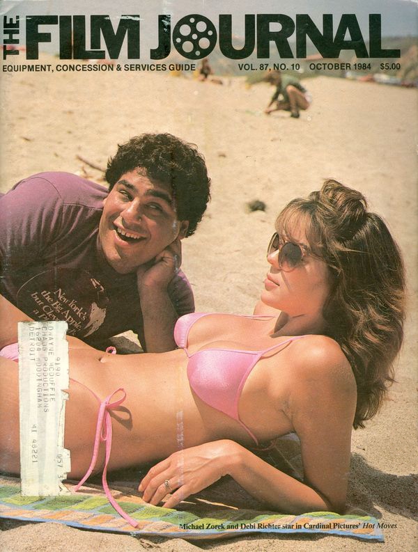 FILM JOURNAL INTERNATIONAL magazine side cover  October 1984