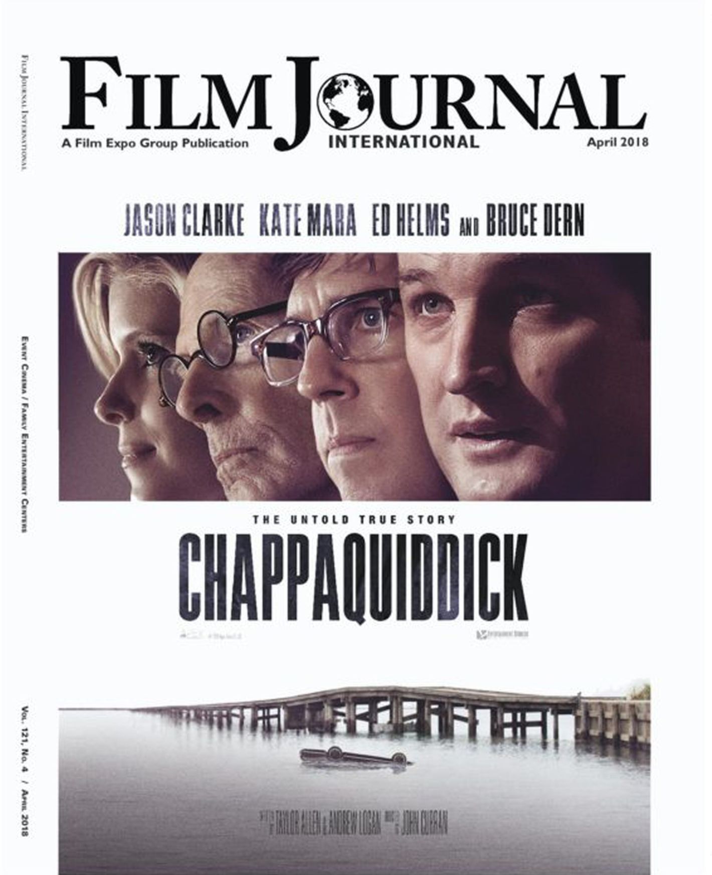 FILM JOURNAL INTERNATIONAL magazine side cover  April 2018