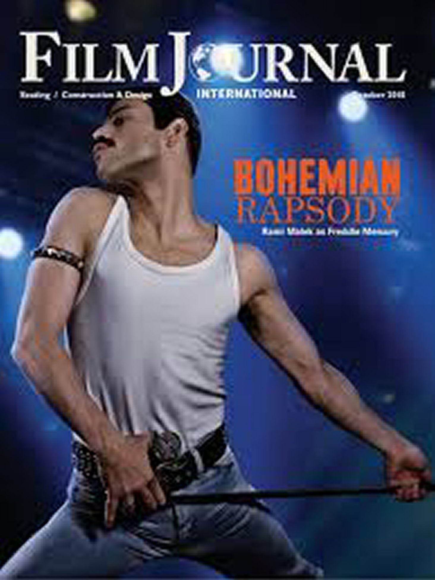 FILM JOURNAL INTERNATIONAL magazine side cover  October 2018