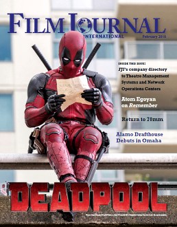 FILM JOURNAL INTERNATIONAL magazine side cover February 2016