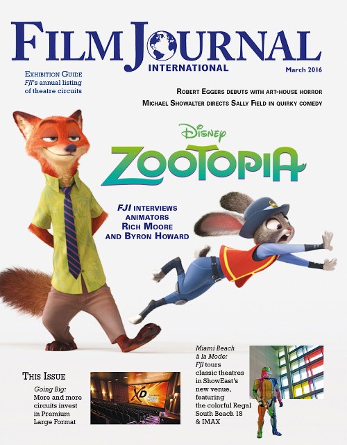FILM JOURNAL INTERNATIONAL magazine side cover March 2016