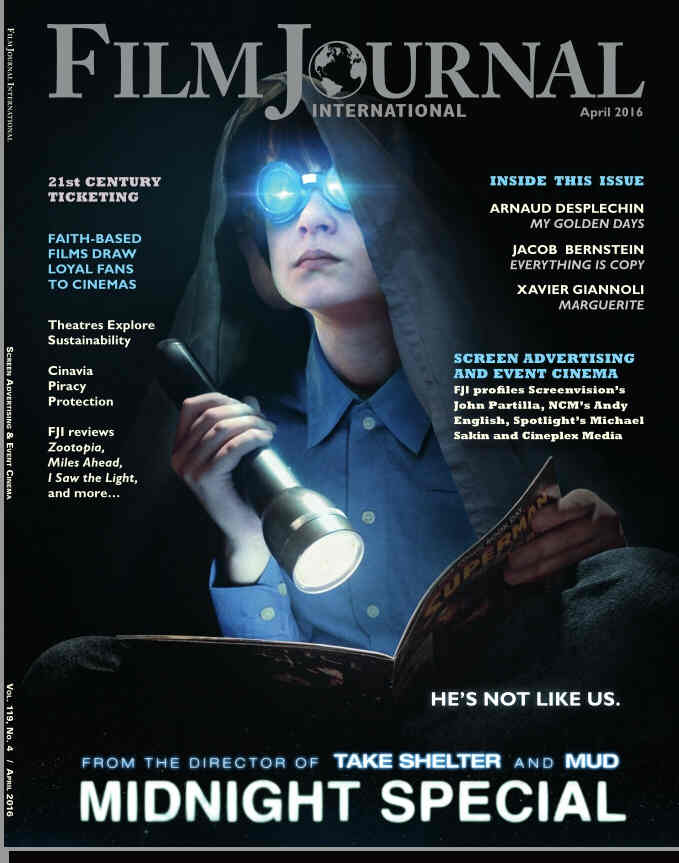 FILM JOURNAL INTERNATIONAL magazine side cover April 2016