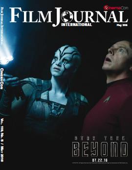 FILM JOURNAL INTERNATIONAL magazine side cover May 2016