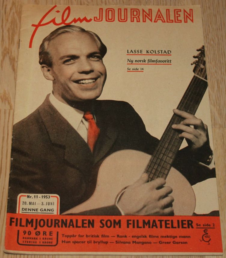 FILMJOURNALEN (Norway) magazine side cover Issue 11 20 May 1953