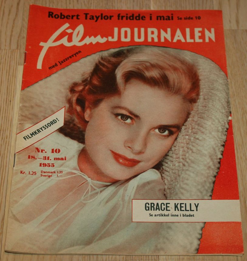 FILMJOURNALEN (Norway) magazine side cover Issue 10 18 May 1955