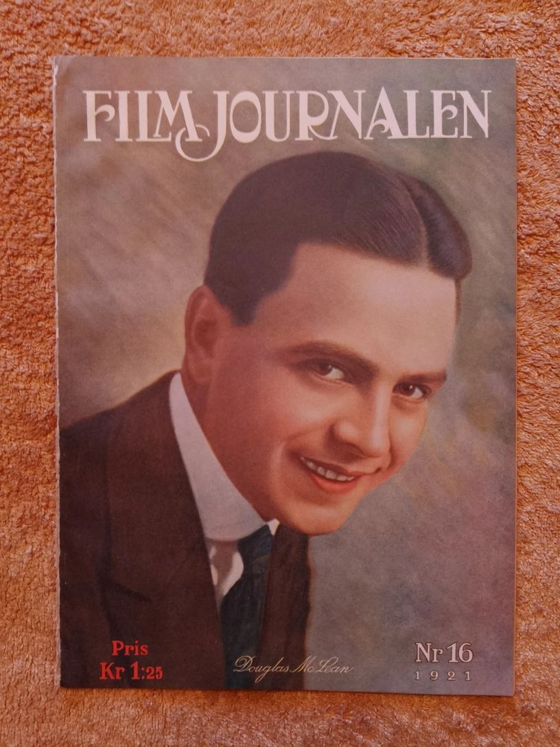 FILMJOURNALEN magazine side cover Issue 16   1921