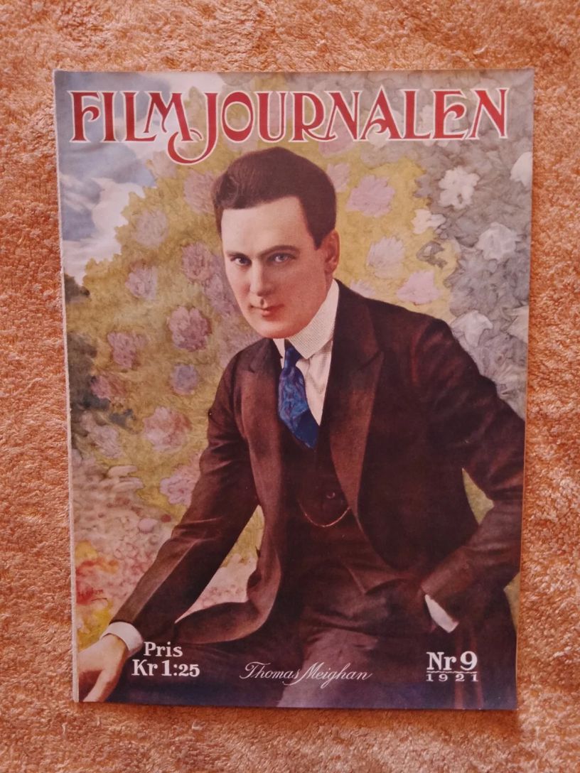 FILMJOURNALEN magazine side cover Issue 9   1921